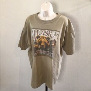 Alaska Grizzly Tan T-Shirt size XL